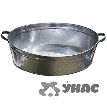 Таз 23л оцинкованный овальный (Омутнинск) х5