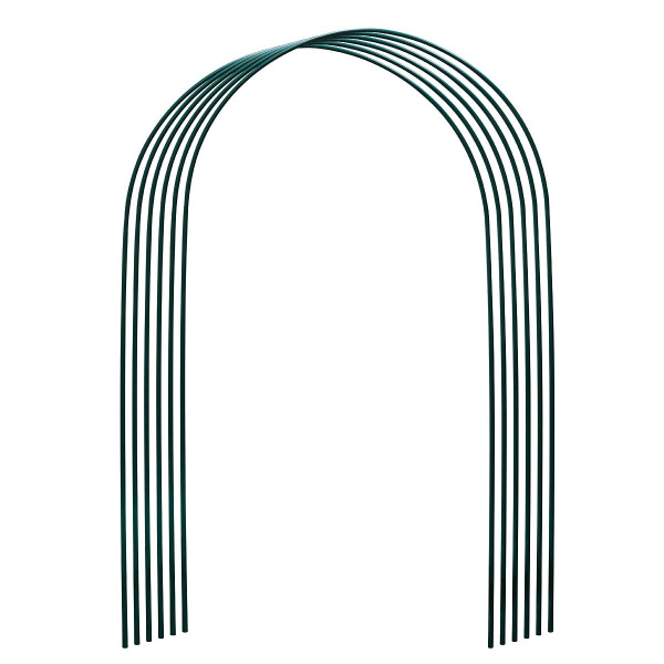 Дуга парниковая NEW , комплект из 6-ти штук, материал стальная трубка в ПВХ оболочке, длина 3м, ширина 1м, высота 1,2м САДОВИТА х 150