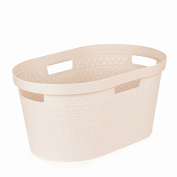 Таз для белья Элемент 35 л бежевый БШ9022 х6