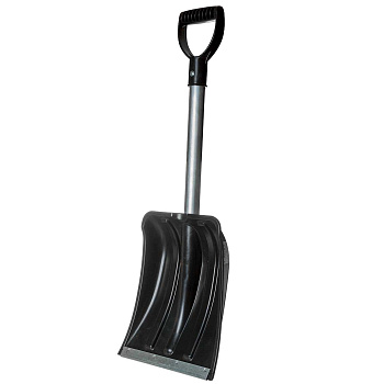 Лопата автомобильная в сборе б/с черенок 240*300*770 с оцинкованной планкой