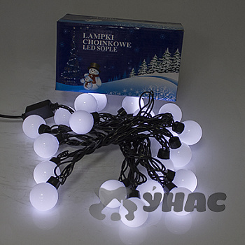 Гирлянда для наружного применения FAD-4 LED 20 ламп 5 м синий шар