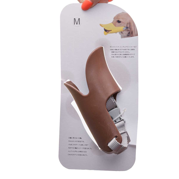 Намордник для собак "Уточка" NA2641 размер М 15 см МИКС