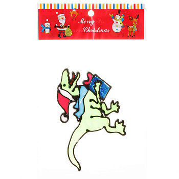 Наклейка на стекло А81 Дракон с подарком 15*20см (12)