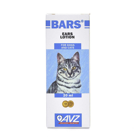 Барс лосьон для очистки ушей для кошек и собак 20мл АВ215 x10/100