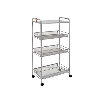 Этажерка 4-х пол. "Ладья 34КС" графит Э357Г 450х300х800