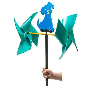 Украшение для сада Флюгер Собака