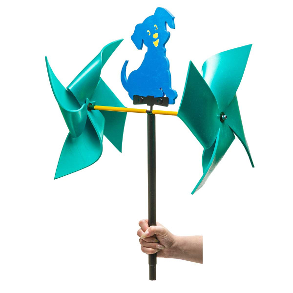 Украшение для сада Флюгер Собака