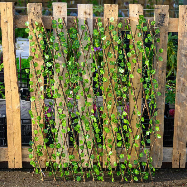 Раздвижная изгородь NA2653 маленький лист 120*250 см (30)