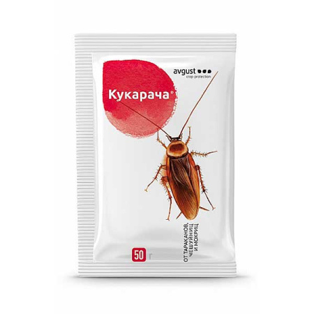 Кукарача 50г (от тараканов, мокриц, чешуйниц) Август х150