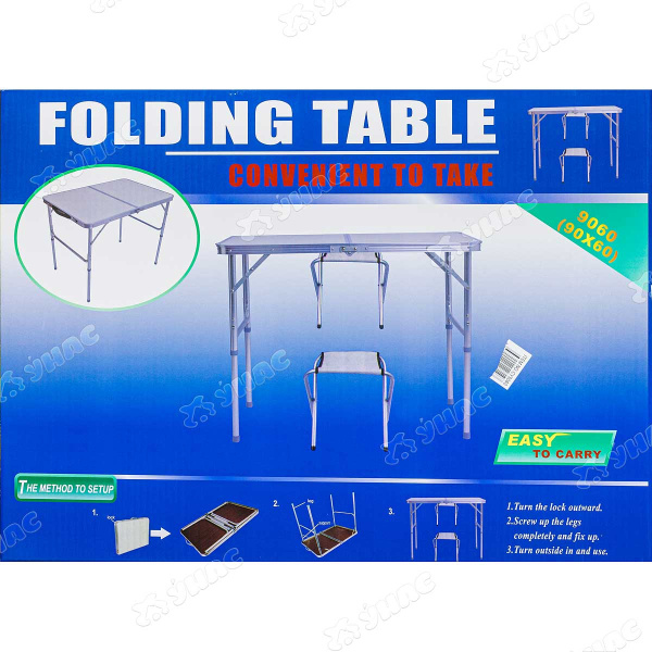 Стол складной 90*60*70см +2стула дипломат CY9060 (2)