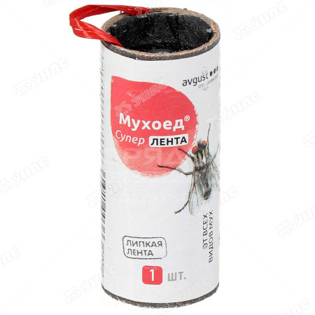 Липкая лента от мух Мухоед Супер Август х100/1000