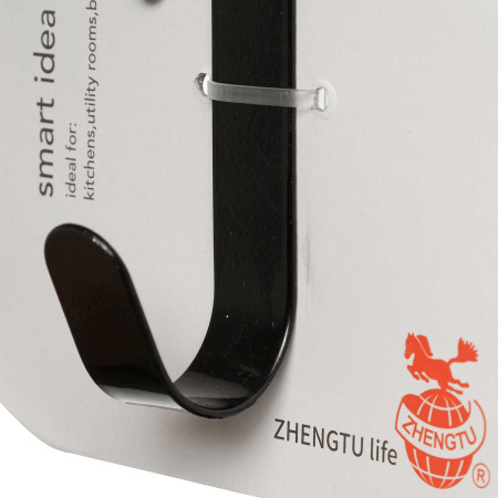 Крючок на дверь NA2418 металл "Птица" черный (96) 