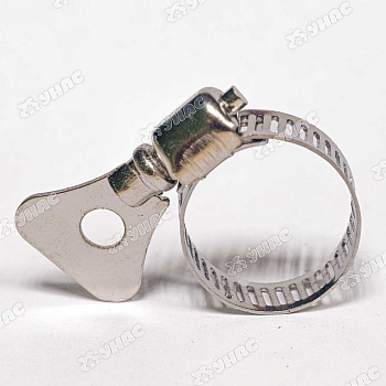 Хомут 12-22мм/8мм NA1773-1 бабочка мет (ЦЕНА за 100шт)