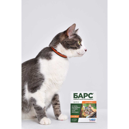Барс Ошейник от блох и клещей для кошек АВ728 x60