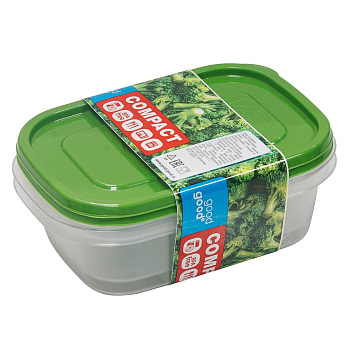 Набор прямоугольных контейнеров 2х450мл