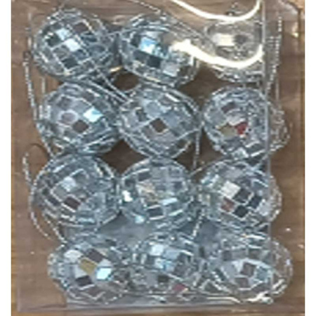 Шар Z005 2 см 12 шт диско-шар зеркальный