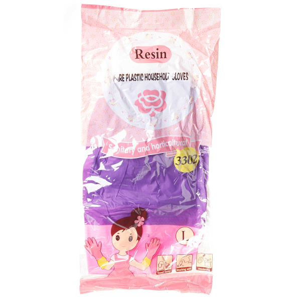 Перчатки резиновые с удлиненной манжетой NA2337 (10)