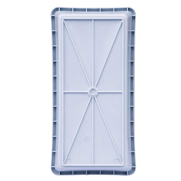 Ящик для рассады САДОВИТА №4 400*200*90 мм (20/960) СЕРЫЙ 