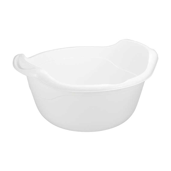 Таз 24л круглый М2508 Белый (5)