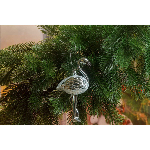 Шар SFOP21096-D 1шт 13см Фламинго светло-голубой(192)