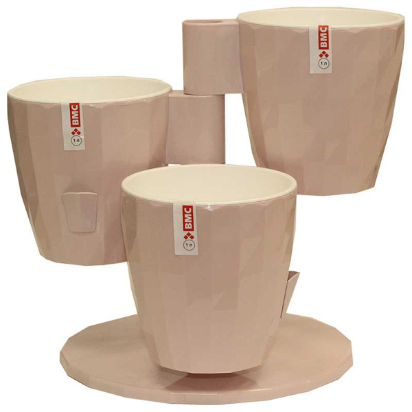 Каскад RUBYТрио Беж-Розовый 1л КШ-5868 ВМС(12) 