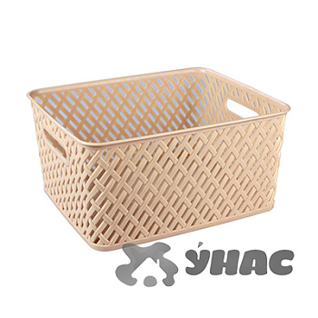Корзина "Плетенка" 350х290х175 беж БШ3502 (10)