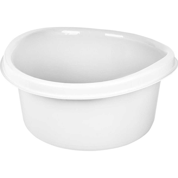 Таз круглый 12 л Vogue белый