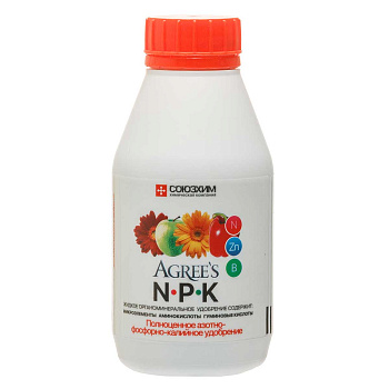 Удобрение жидкое 0,25л. (NPK) Agrees х20 