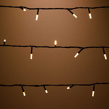 Гирлянда LED LLN-11 100л черн.провод Т.БЕЛЫЙ длина 9м (100)