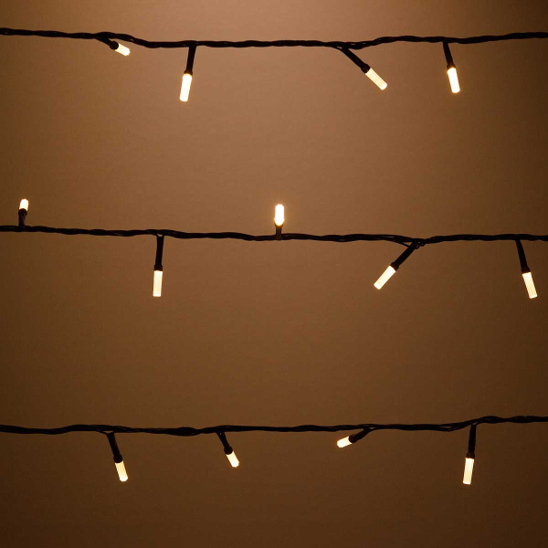 Гирлянда LED LLN-11 100л черн.провод Т.БЕЛЫЙ длина 9м (100)