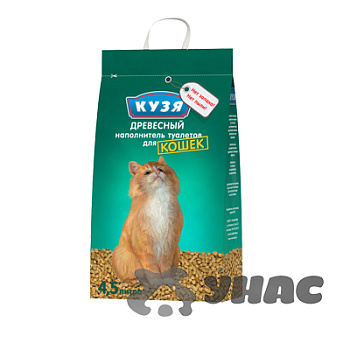 Наполнитель Кузя древесный 4,5л  зап/4