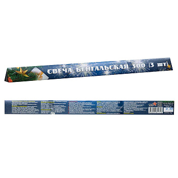 Бенгальские огни 300мм (3шт) треугольная ТР171 (44)