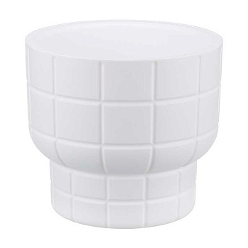 Кашпо КАРЕ D180мм 1,9л со вставкой белый М3257 х8 