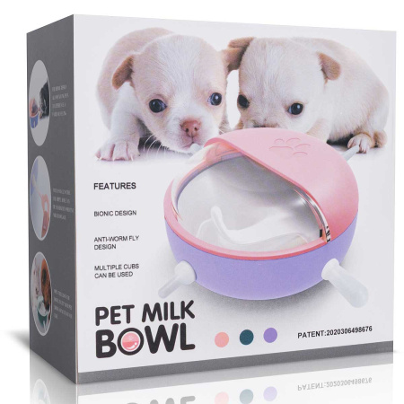 Миска для животных с сосками 5 шт круглая 11 см NA2644