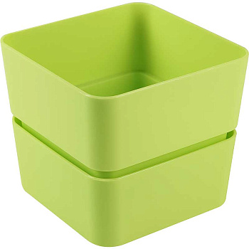 Кашпо Фиори 0,45л Фисташковый КШ-0518 х24 