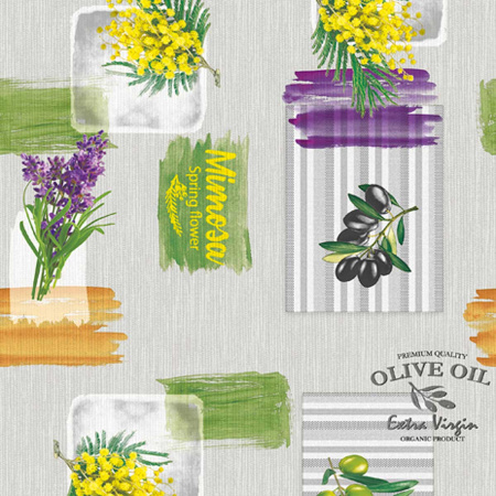 Клеенка 140*20 ДЕКОРАМА 62С Мимоза ТУРЦИЯ