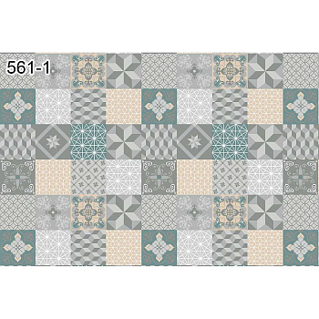 Скатерть Кармен 135х160 с бейкой Геометрия в квадрате 561/1