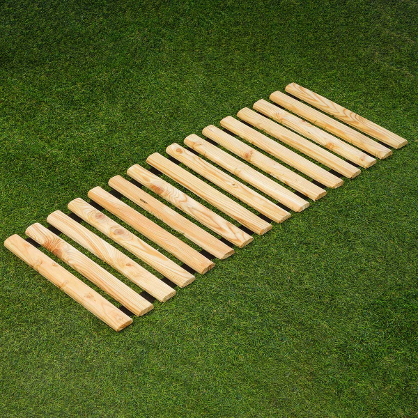 Рулонная садовая дорожка деревянная 1м*40см