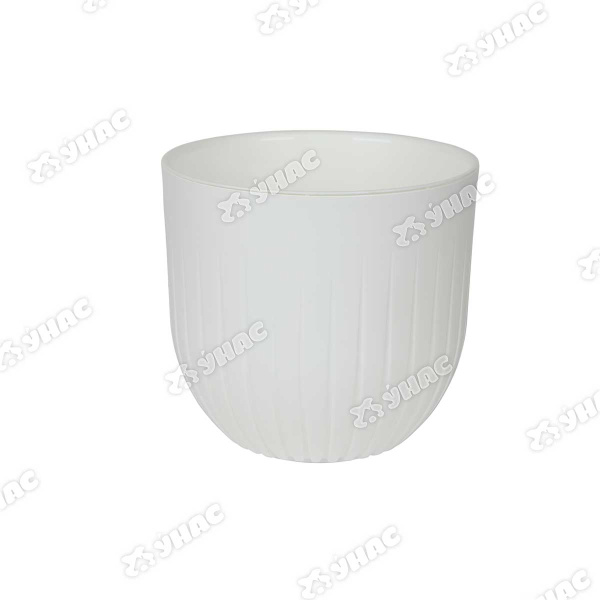 Горшок "Альфа" 1,4л Белый с вклад А13-10Ливингрин (15) 