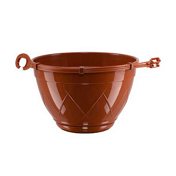 Кашпо Лилия подвесное 1,5л Терракот Сантино х40 