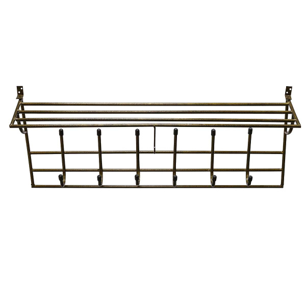 Вешалка настенная Эра 7 рожков Черная г.Тверь