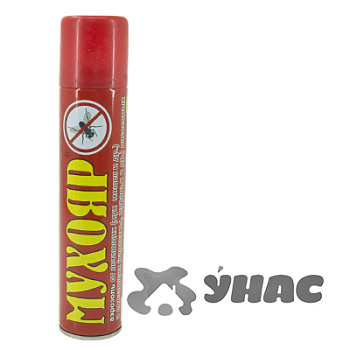 Аэрозоль от мух, мошек 180 мл/270 куб.см Мухояр Ваше Хозяйство