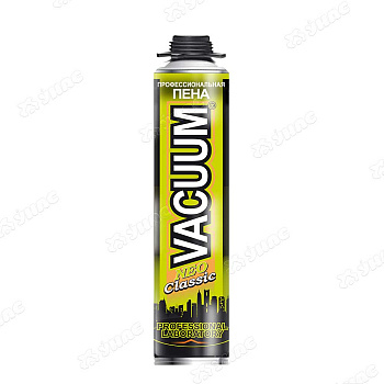 Пена монтажная VACUUM профессиональная всесезонная (брутто 500 г) 1 л х16