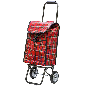 Сумка-тележка 20кг NA2686-3 Синяя клетка