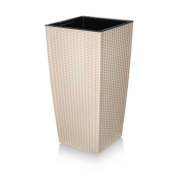 Кашпо Камелия РОТАНГ 17/42 слоновая кость 569 х2 