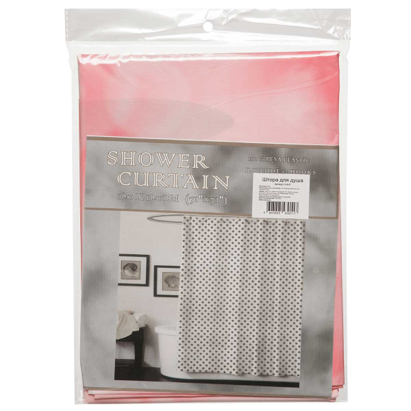 Шторы для ванной 180*180 см с рисунком ПВХ G-9-2NA 