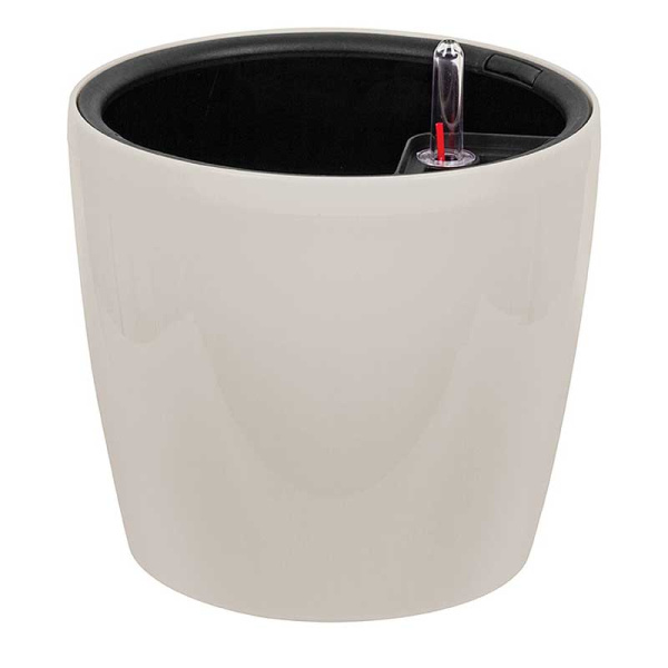 Кашпо автополив АНФА D220 6л Кремовый М3232 х8 