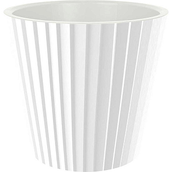 Горшок СЕНД D280 10,5л со вст Белый х6 