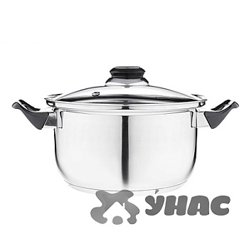 Кастрюля 5,4 л стеклянная крышка. Стрейтон 822-120