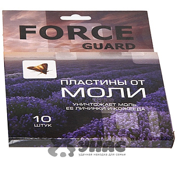 Антимоль пластины FORCE 10 шт